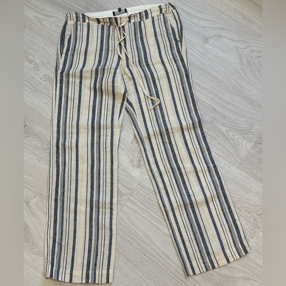 Striped Linen Women’s Pants